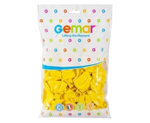 BALONY PASTELOWE ŻÓŁTE 30CM 100SZT