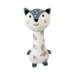 ZABAWKA Z DŹWIĘKIEM LISEK SZARY 17CM, TULILO