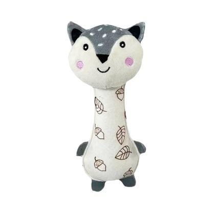 Zabawka z dźwiękiem lisek szary 17cm, Tulilo