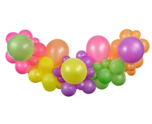 GIRLANDA BALONOWA DIY FLUORESCENCYJNA 65SZT