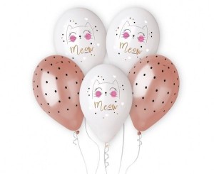 BALONY PREMIUM HEL KOTEK 33CM 5SZT
