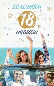 KARTKA OKOLICZNOŚCIOWA URODZINY 18 P17