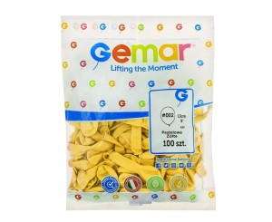 BALONY PASTELOWE ŻÓŁTE 100SZT