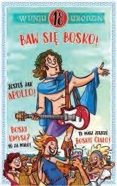 KARTKA OKOLICZNOŚCIOWA URODZINY 18
