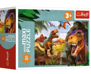 PUZZLE 20 MINIMAXI POZNAJ ŚWIAT DINOZAURÓW 3 TREFL