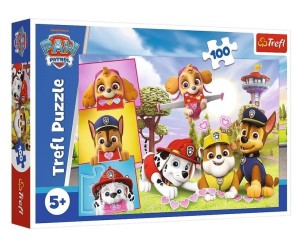 PUZZLE 100 DZIEWCZYNY PSI PATROL TREFL, TREFL