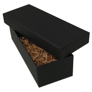 PUDEŁKO TEKTUROWE KRAFT CZARNE 20X8X5,5CM
