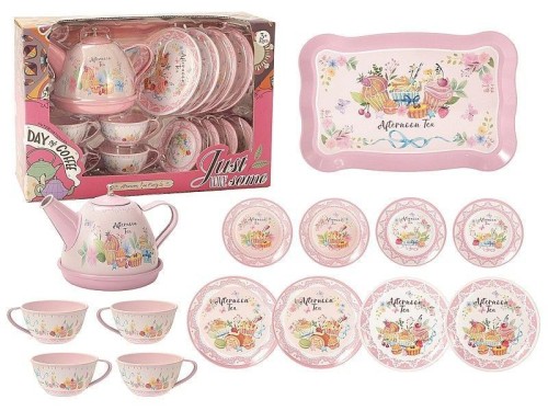 Komplet do herbaty metalowy 14el, ADAR