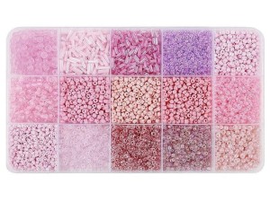 KORALIKI DIY ODCIENIE RÓŻU PASTELOWE, ADAR