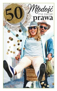 KARTKA OKOLICZNOŚCIOWA URODZINY 50 DH03