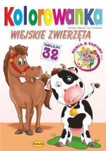 KOLOROWANKA. WIEJSKIE ZWIERZĘTA