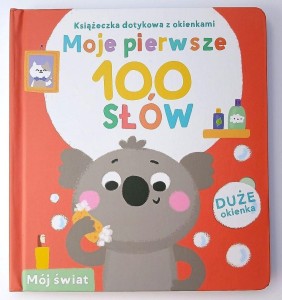 KSIĄŻECZKA DOTYKOWA MOJE PIERWSZE 100 SŁÓW. ŚWIAT