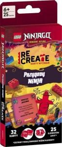 LEGO RECREATE. KARTY WYZWAŃ. PRZYGODY NINJA