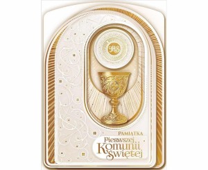 KARTKA OKOLICZNOŚCIOWA KOMUNIA XL01