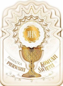 KARTKA OKOLICZNOŚCIOWA KOMUNIA XL03