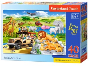 PUZZLE 40 MAXI - SAFARI ADVENTURE CASTOR