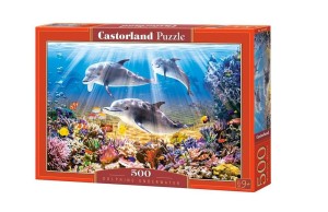 PUZZLE 500 DOLPHINS UNDERWATER CASTOR, CASTORLAND