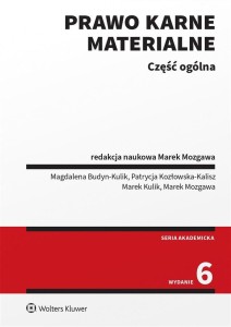 PRAWO KARNE MATERIALNE. CZĘŚĆ OGÓLNA W.6