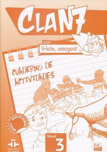 Clan 7 con Hola amigos 3 ćwiczenia, Maria Castro