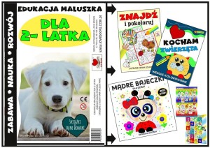 EDUKACJA MALUSZKA - ZESTAW KSIĄŻEK DLA 2 LATKA
