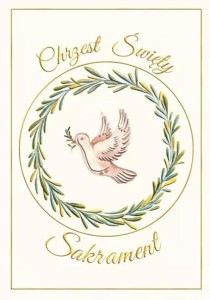 KARNET A4 CHRZEST GOŁĄB