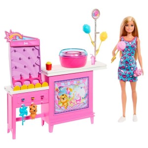 BARBIE PLAŻOWI DETEKTYWI STOISKO Z GRĄ I WATĄ