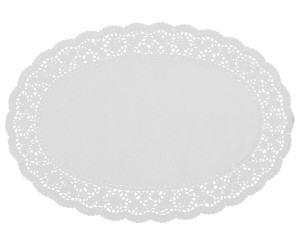 SERWETKA DEKORACYJNA OWAL 28X41CM 12SZT