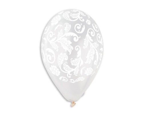 Balony pastel premium hel witrażowe transp. 5szt