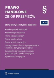 PRAWO HANDLOWE. ZBIÓR PRZEPISÓW W.45 2026