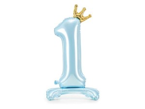 STOJĄCY BALON FOLIOWY 1 84CM BŁĘKITNY