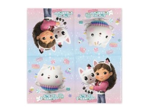 SERWETKI KOCI DOMEK GABI 33X33CM 20SZT