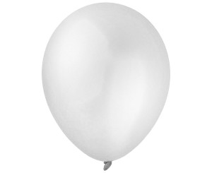 BALONY METALIK BIAŁE 23CM 100SZT
