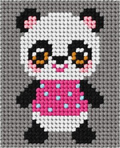 HAFT. MOJE PIERWSZE WYSZYWANIE - PANDA, ANEX-BIS