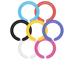 BALON D4 RURKI WŁOSKIE TWISTER 100SZT