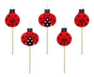 ŚWIECZKI PIKERY BIEDRONKI 5SZT