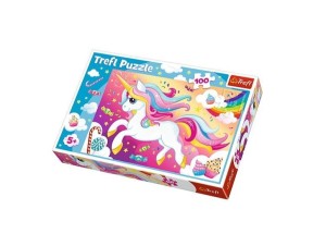 PUZZLE 100 PIĘKNY JEDNOROŻEC TREFL, TREFL