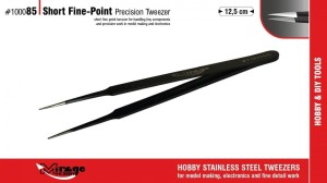 PĘSETA KRÓTKA Z BARDZO CIENKIMI KOŃCÓWKAMI 12,5CM