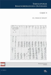 C XXV. TABULATURAE BRAUNSBERGENSES-OLIVENSES CZ.3