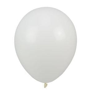 BALONY PASTELOWE BIAŁE 30CM 100SZT