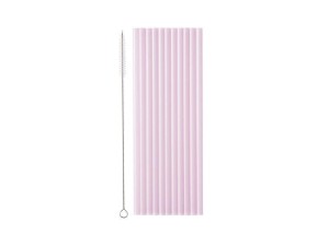 SŁOMKI PLASTIKOWE 23CM FIOLETOWE 12SZT