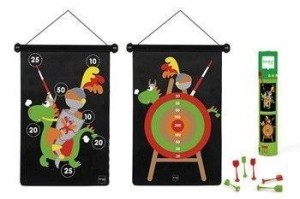 RZUTKI MAGNETYCZNE ROZMIAR L DUŻY RYCERZ, SCRATCH