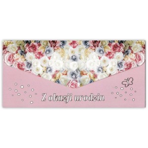 KARNET-KOPERTA W DNIU URODZIN
