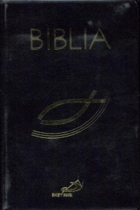 BIBLIA Z RYBKĄ Z SUWAKIEM CZARNA, PRACA ZBIOROWA