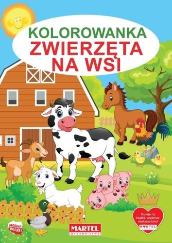 Kolorowanka. Zwierzęta na wsi, praca zbiorowa