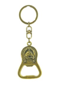 BRELOK METALOWY OTWIERACZ Z KONIEM 5CM, ABINO
