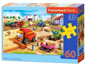 PUZZLE 60 WORK ON THE FARM CASTOR, CASTORLAND