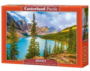 PUZZLE 2000 MORAINE LAKE BANFF NATIONAL PARK