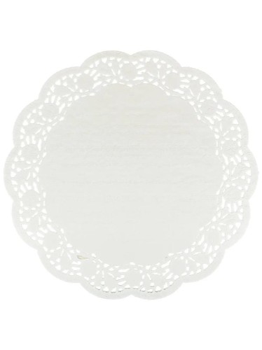 Serwetki dekoracyjne białe FSC śr. 36cm 12szt