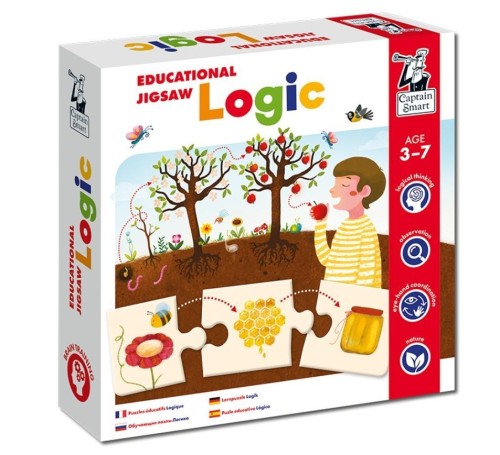 Captain Smart. Educational Jigsaw Logic