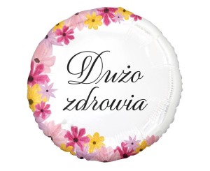 BALON FOLIOWY DUŻO ZDROWIA 44CM